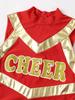 Frauen Bühnenkostüm Musical Rave Party Show Jubeln Team Uniform Kostüm Cheerleading Dancewear Cosplay Maskerade Karneval