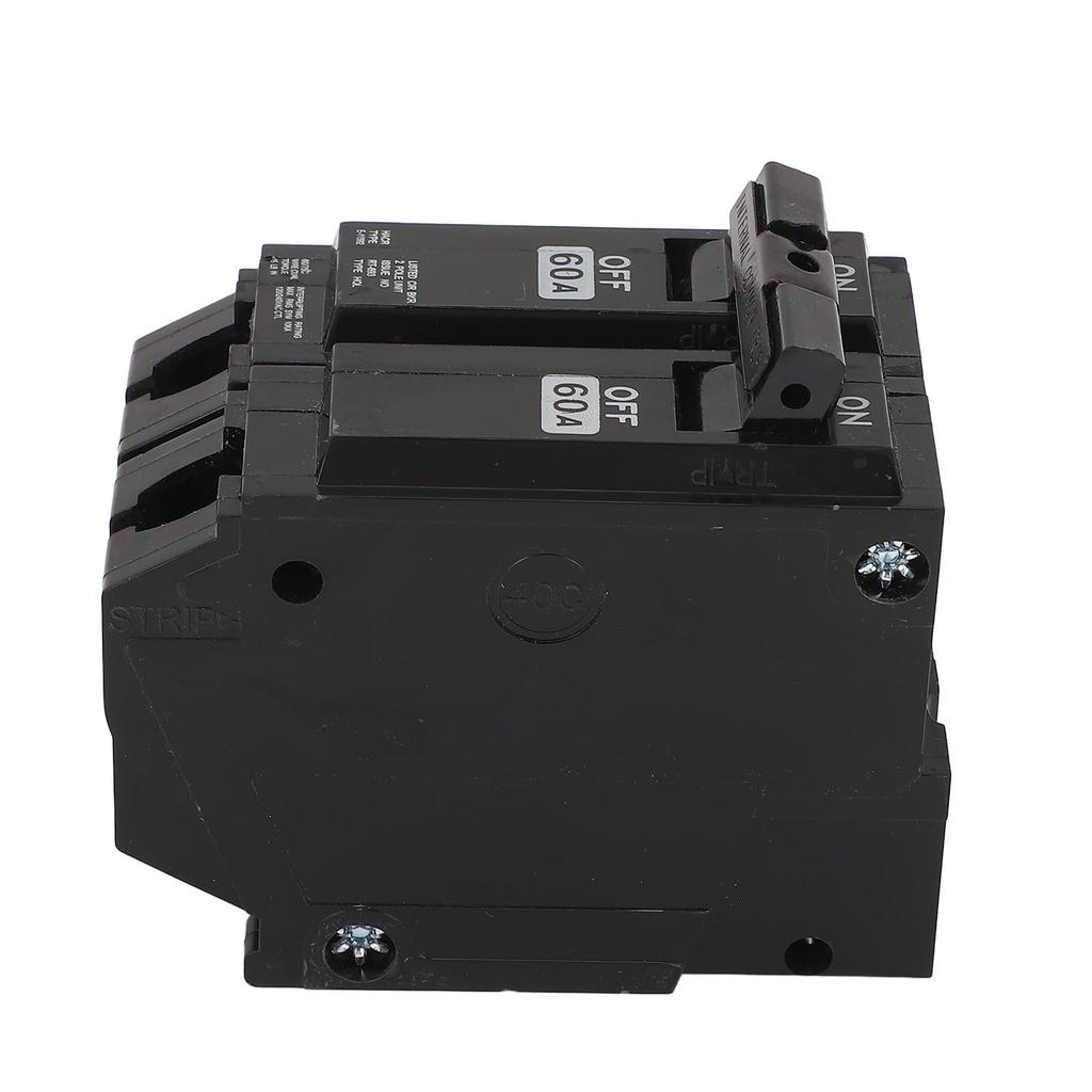 Plug in Circuit Breaker 60A 2P Electric Miniature Circuit Breaker for Home Apartment