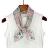 Monet's Garden Silk Wool Scarf - Double-Sided Mulberry Shawl for Autumn/Winter