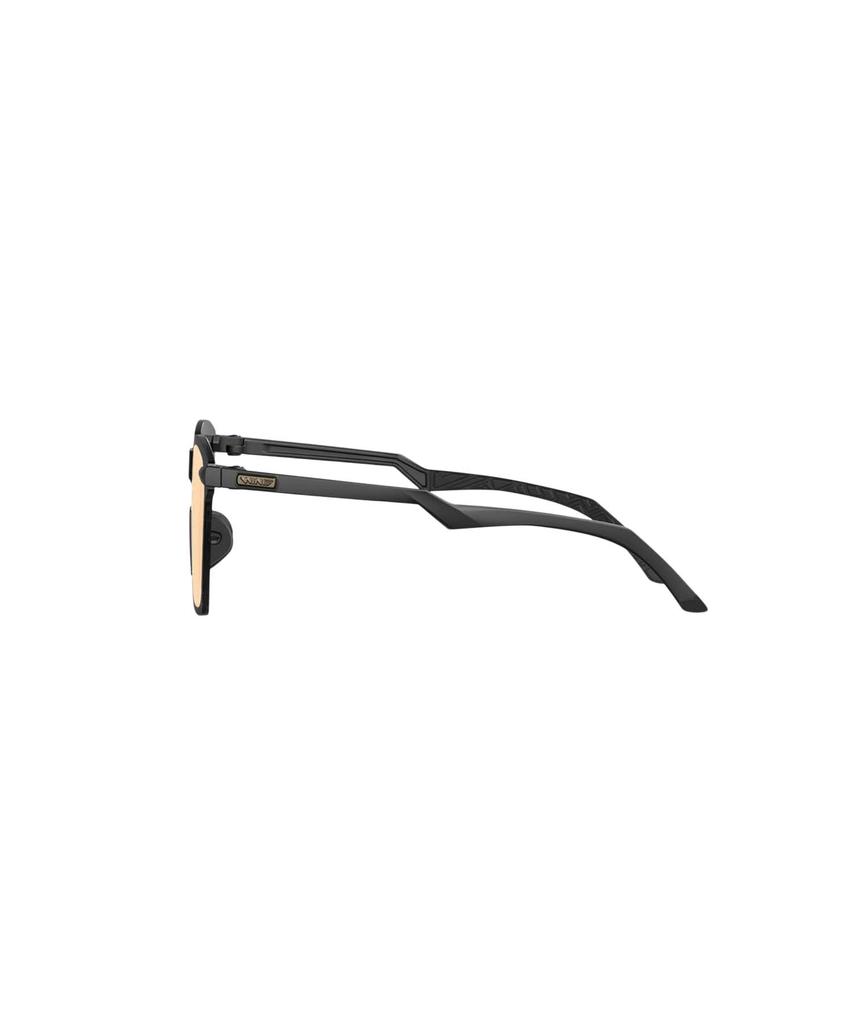 Wing Flatto Square Sports Sunglasses (Black Rose Gold)