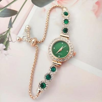 Wristwatch Slide Angela Women's Green Wristwatch Green Slide