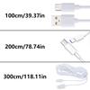 100/200/300cm Portable Fast Charging Wire USB Charging Cable for Game Controller Data Sync Cord Charging Wire