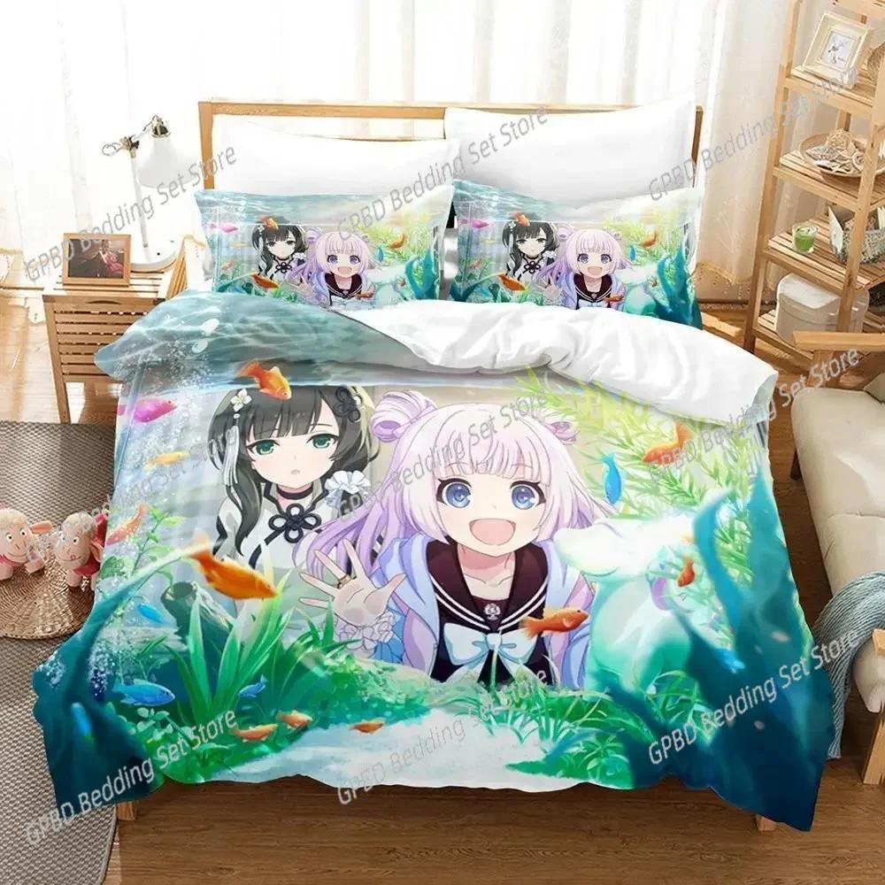 Assault Lily Bouquet 3D NEW Duvet Cover Pillowcase Bedding Set Adult Boy Girl Bedroom Decoration Children Single Double Large