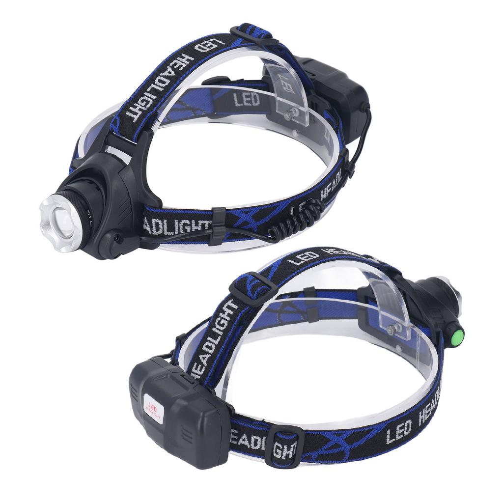 Lampada frontale a LED Lampada frontale ad alta luminosità Luce da lavoro Regolabile 3 modalità Resistente all'acqua per esterni