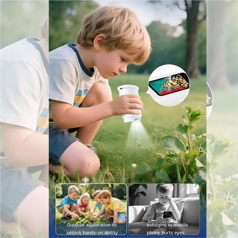 Handheld Digital Microscope Microscope for Kids-Portable 2" Digital Microscope For Kids with 2M Resolution 1080P FHD Educational Science Toys