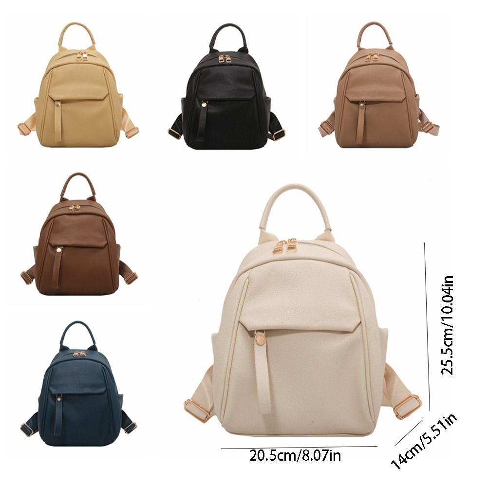 Soft Women Backpack Multifunction Casual Handbag Lightweight Travel Bags  Students