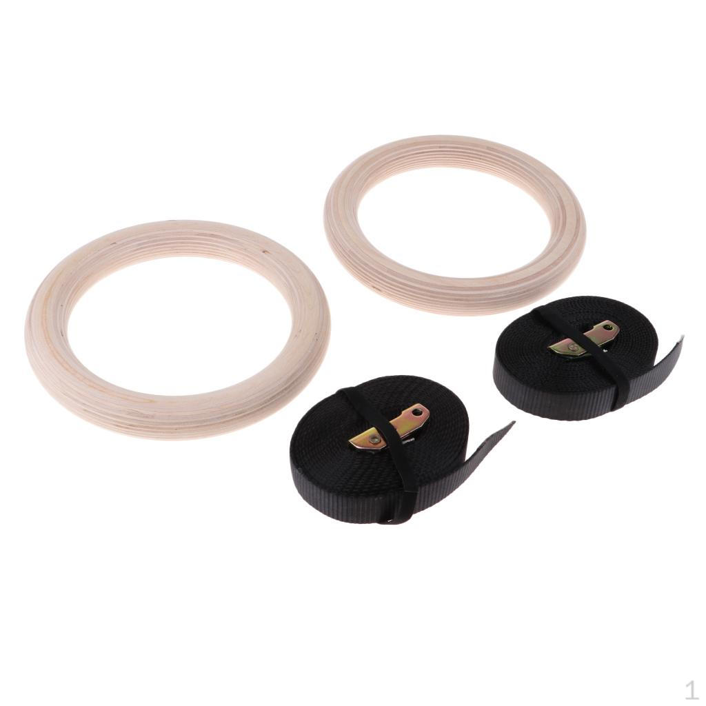 

Wooden Gymnastic Wood Rings Workout - 32mm 28mm