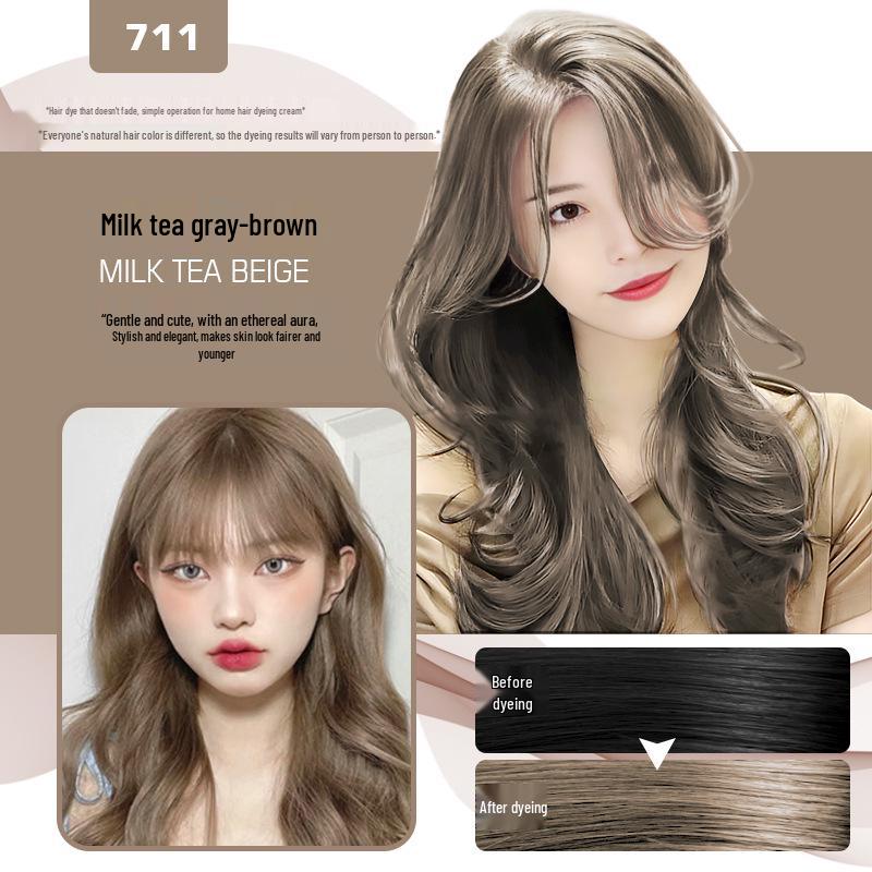 

Льняний Сіро-Коричневий та Чорний Рослинний Крем-Фарба для Волосся для Жінок - Набір 2025 811