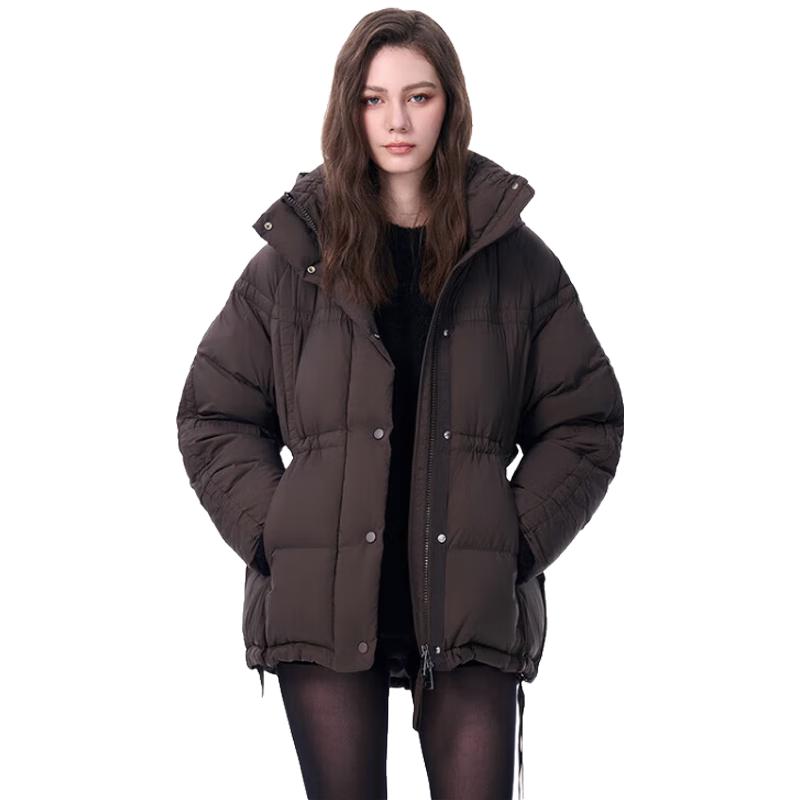 Jinyujie 2025 Winter Women's Ballet Style Loose Down Jacket