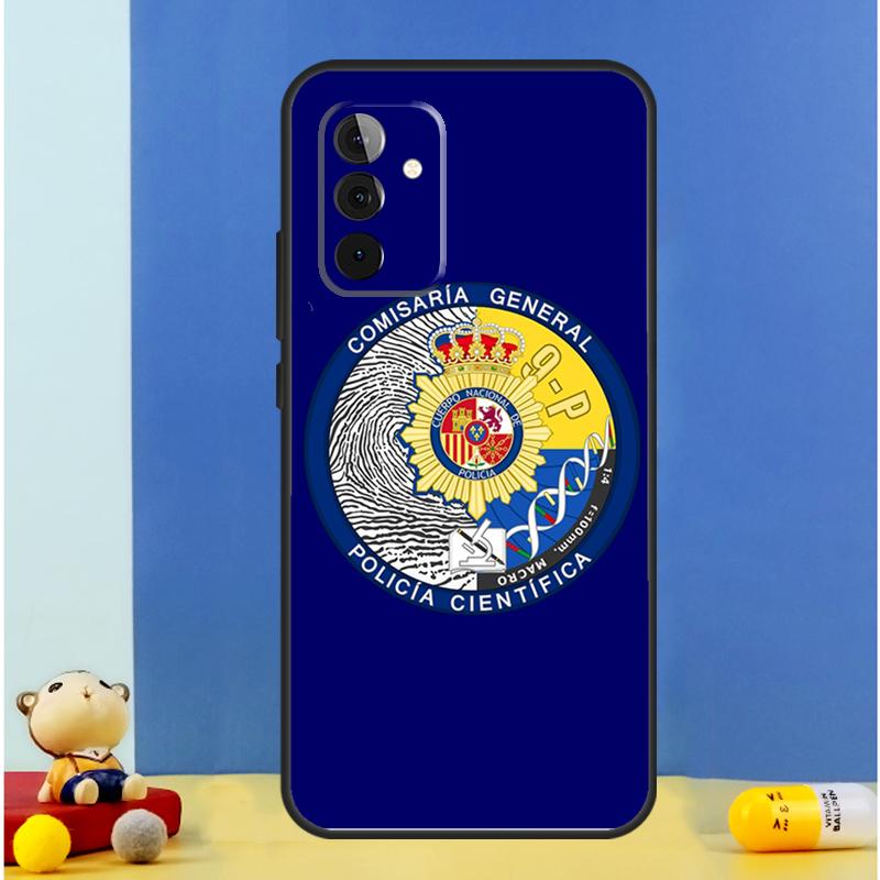 Spain National Police Logo Cover For Samsung Galaxy A52 A32 A22 A12 A13 A23 A33 A53 A51 A71 A15 A25 A14 A34 A54 Case