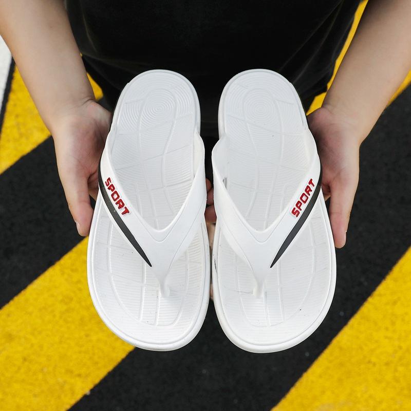 Casual fashion wear-resistant flip-flops men's summer soft bottom non-slip beach pinch foot cool slippers