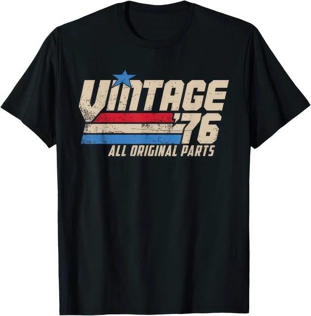 Vintage 76 Retro 1976 50th Birthday Dad 2026 TShirt S