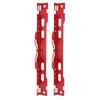 2 Set Wheel Alignment Tool Alloy Steel Camber Alignment Plates with 2 Measuring Tapes Universal for Automotive Red