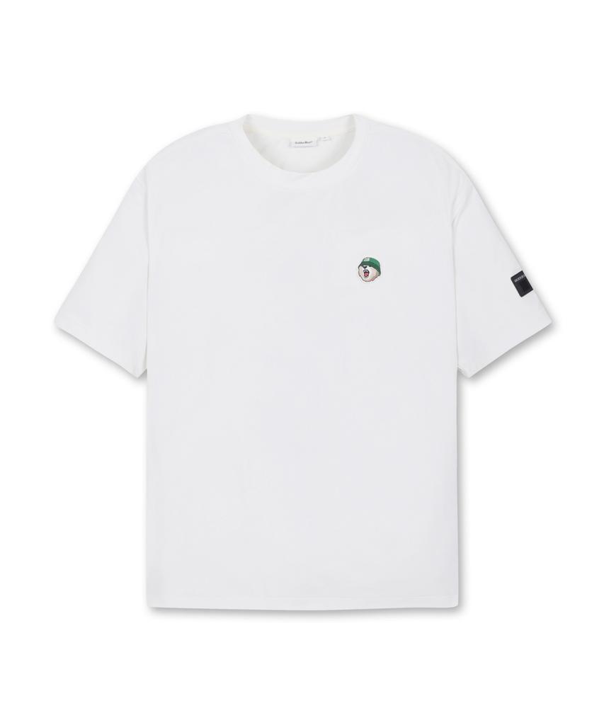 Goldeunbeeo (Uni) Sorona Printed Back T-Shirt_G4Tam25365Ivx