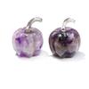 7-Piece Gemstone Mini Pumpkin Set - 20mm Chakra Healing Decor for Thanksgiving & Halloween