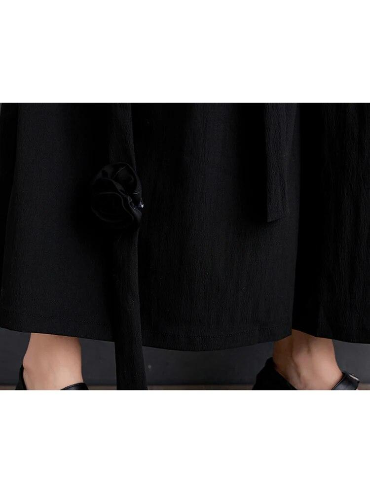 Xitao Casual Fashion Wide Leg Pants 2024 Summer New LYD1891