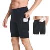 Men Cycling Shorts Padded Bike Shorts with 3 Pockets Breathable Bicycle Riding Biking Shorts Tights