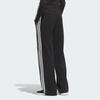 adidas FW24 Knit Joggers 3-Stripes Series Lace-Up Retro Sports Straight-Leg Casual Pants Women Bottoms Black JN0762