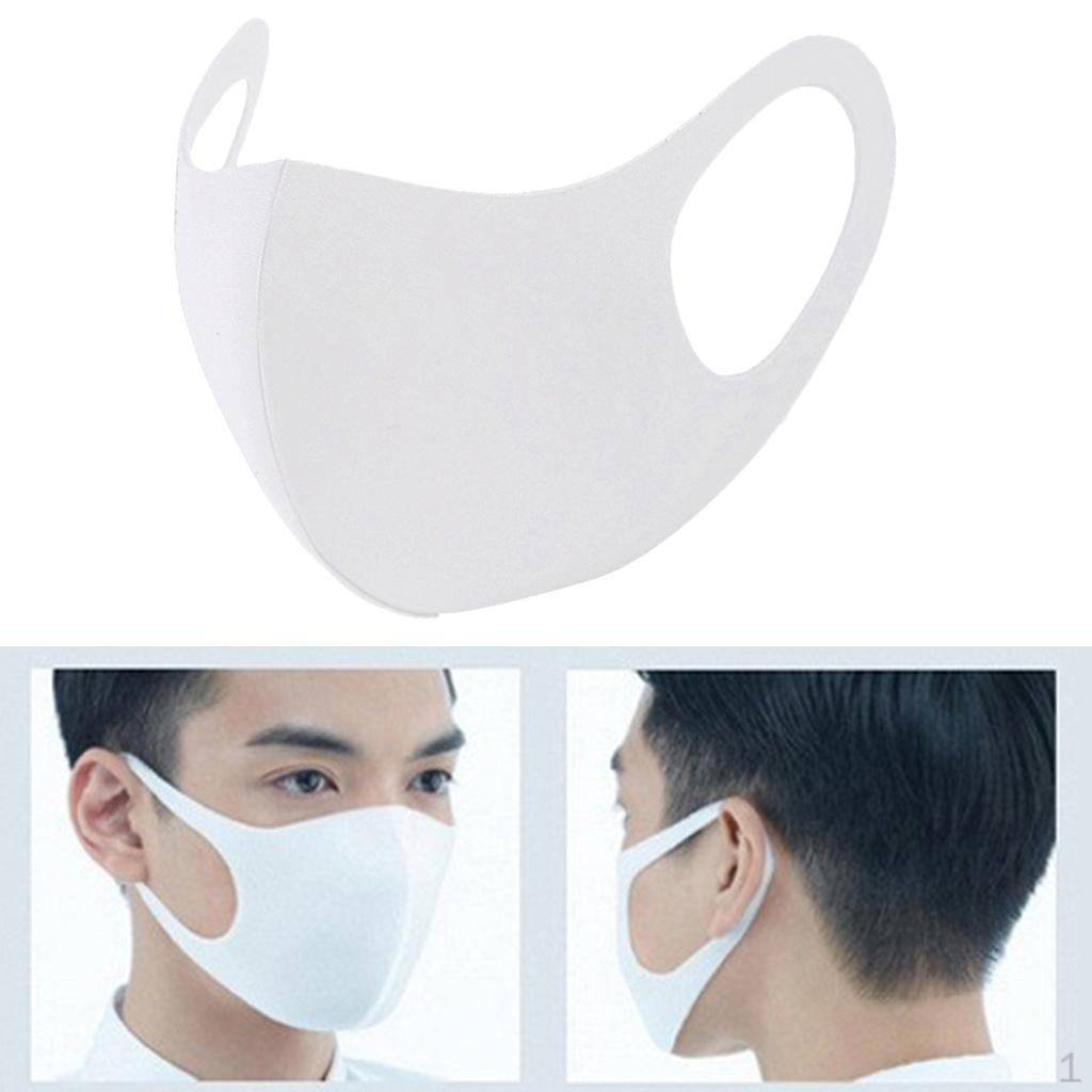 

Маска для рта от загрязнения гриппом, многоразовая, пыленепроницаемая, белая