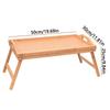 Foldable Legs Bed Tray Table with Handles Breakfast Serving Tray Computer Desk  Bedroom Furniture