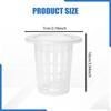 50 Net Pots for Planters, Slotted Planting Baskets, Propagation Garden Greenhouses