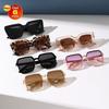 6PCS Cat Eye Square Frame Fashion Y2K Women Sunglasses For Daily Travel Outdoor Clothing Accessories.