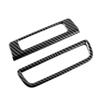 2 pcs Carbon Fiber Grain ABS Headlight Switch Cover for Car Interiors
