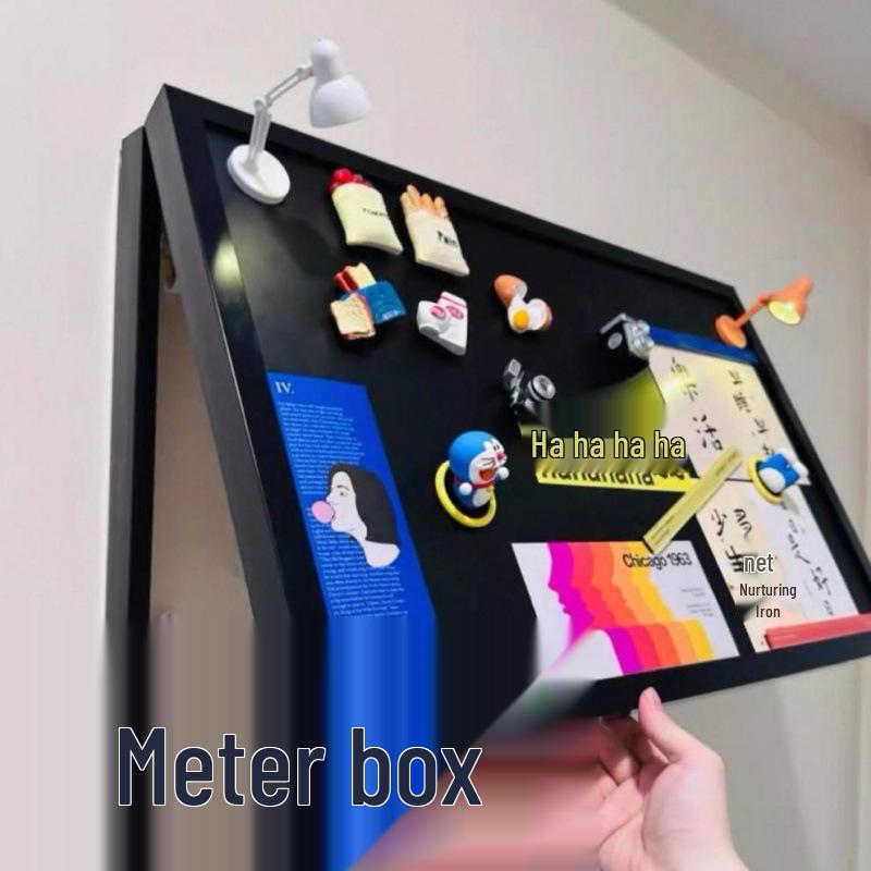 Magnetische Kreidetafel Dekorative Abdeckung für Zählerkasten und Kühlschrank