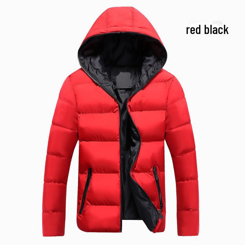 

Утепленное мужское хлопковое пальто с капюшоном — осенне-зимняя одежда для пар, большие размеры. XXXL