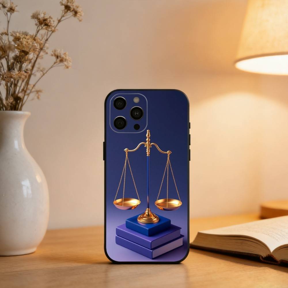 Law Lawyer Judge Justice  Phone Case For iPhone 17,16,15,14,13,12,11 Plus,Pro Max,XS,Soft Silicone Black Cover