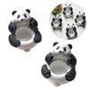 3D Panda Figurine Elegant Decorative Tray for Tealights Candle