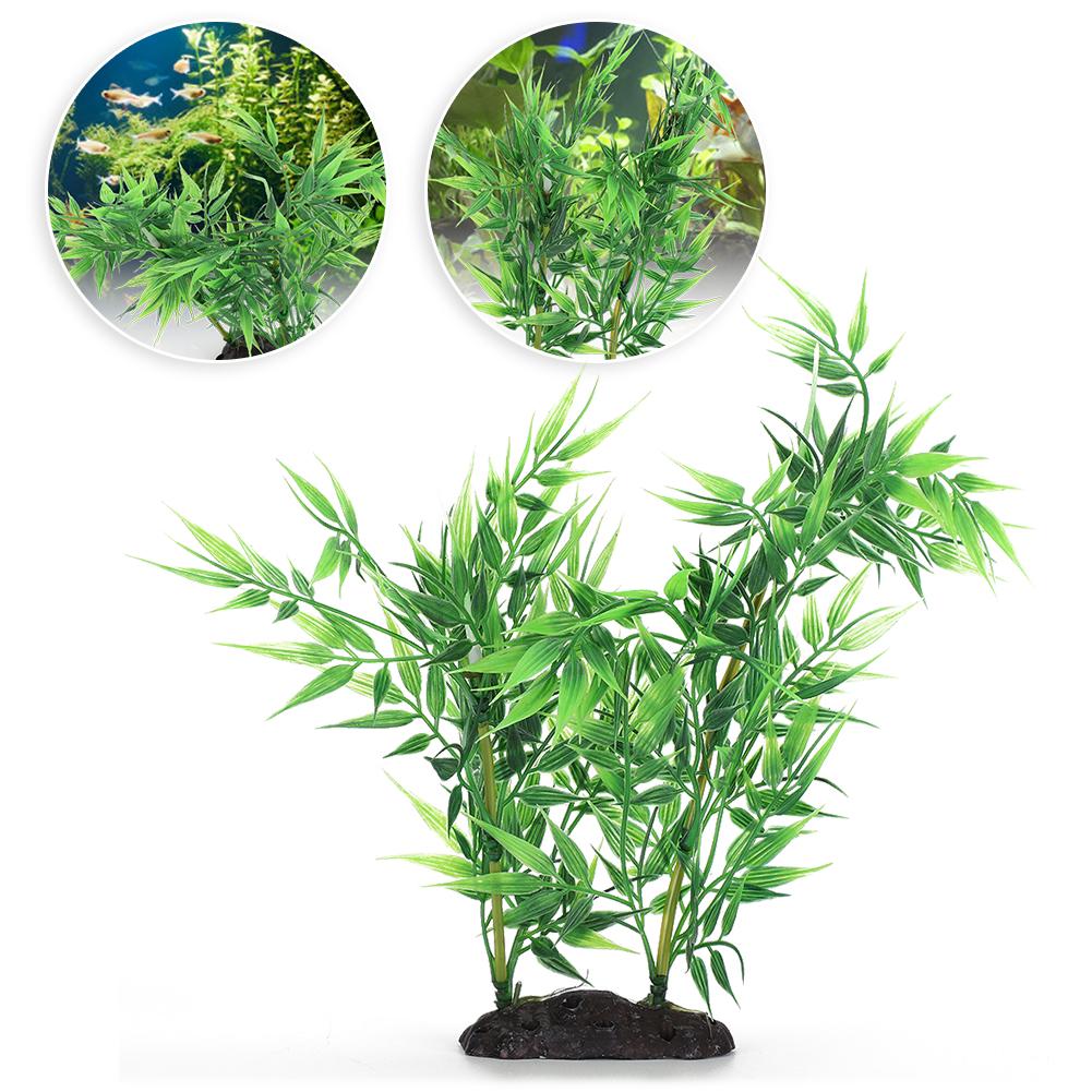Aquatic Artificial Water Plant Grass Underwater Fake Fish Tank Plant Aquarium DecorationSmall