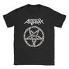 Anthrax Among The Living T Shirt for Men Cotton Awesome TShirt O Neck  Tee Shirt Short Sleeve Tops Plus Size