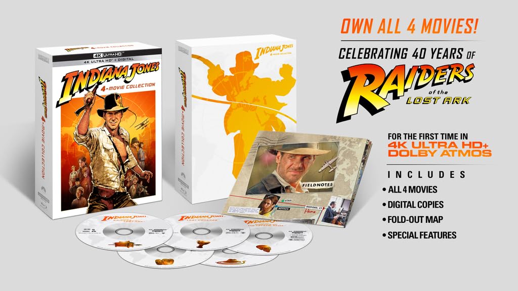 Indiana Jones Collection 4-Movie [Blu-ray]