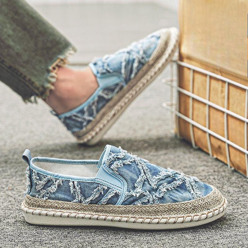 Mode Herren Freizeitschuhe Koreanischer Stil Canvas Weich Junge Studenten Sneaker Nicht-Leder Größe 44 Mode 2025 Arbeit Neuheiten Angebote Herrenschuh