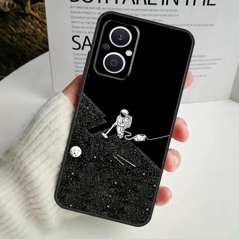 Astronaut Star Space Phone Case For OPPO Reno 8T 14F 13 F 12 11 10 14 Pro 7 8 Lite OPPO Find X8 X6 X5 X9 Pro Cover