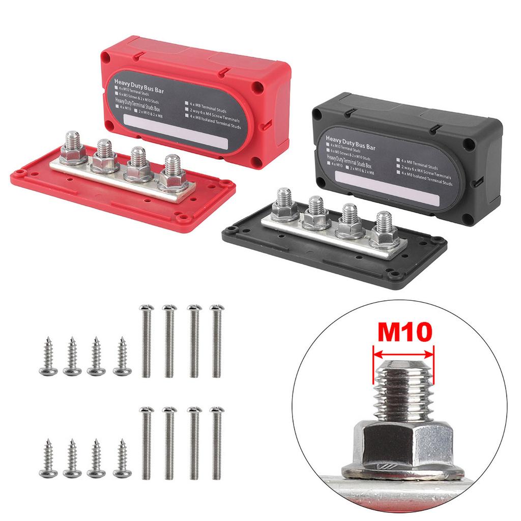 Universal 12/48V 300A Heavy Duty Power Distribution Block Module Design Marine Bus Bar for Truck for Car for Boat