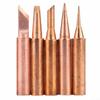 5PCS/Set 900M-T Copper Soldering Tip Lead-free Solder Iron Welding Tips UK STOCK