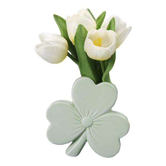 Ceramiczny Wazon na Kwiaty z Kokardą Nowoczesny Uchwyt na Kwiaty w Kształcie Kokardy Pojemnik Dekoracja Stołu do Domu i Biura Wazon na Dekoracyjne Rośliny Kwiatowe