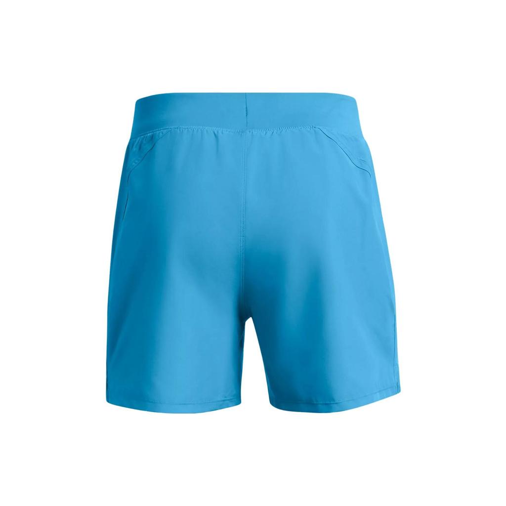 Under Armour Solid Color Brand Logo Print Lace-Up Shorts Men Shorts Blue 1377001-419