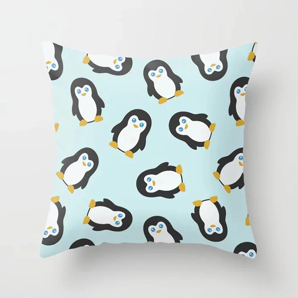 Cute Animal Pattern Pillowcase Office Living Room Car Ornaments Home Pillowcase