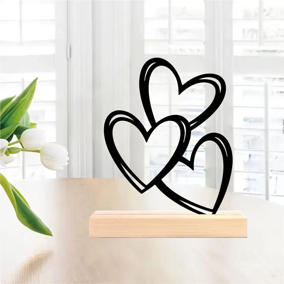 Kreuz Metallkunst Vase Wandbehang Dekoration - Minimalistische Blumenwanddekoration