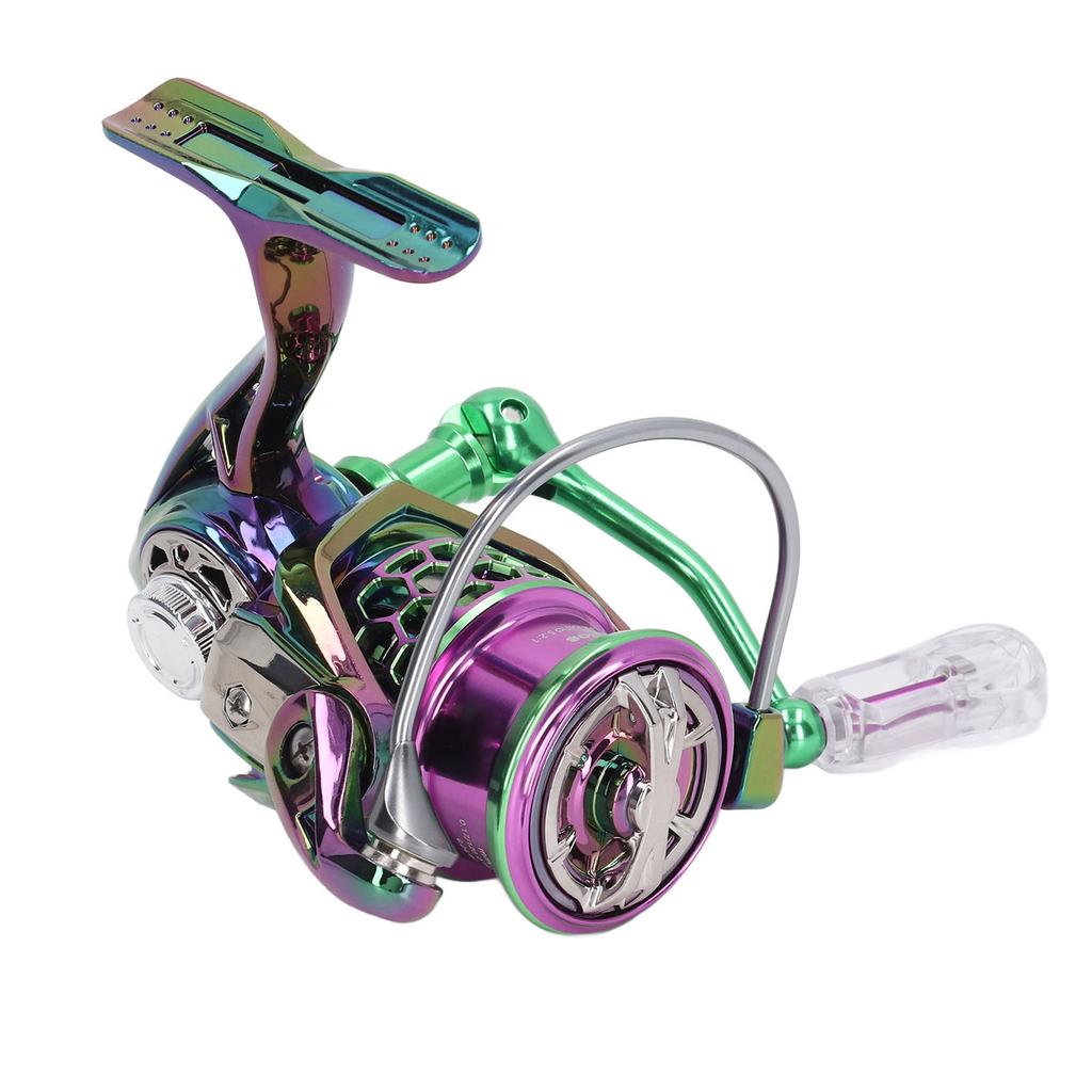 Fishing Reel 13+1BB Carbon Lightweight Compact Hollowed Shallow Cup Diagonal Mouth Spinning Reels for Saltwater