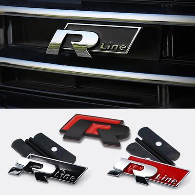 Cpbtj9 3D Metal Car Grilles Emblem Auto Trunk Fender Mark Label Stickers VW GTI Polo Golf Passat Tiguan Arteon Touareg CC Taigo GTE