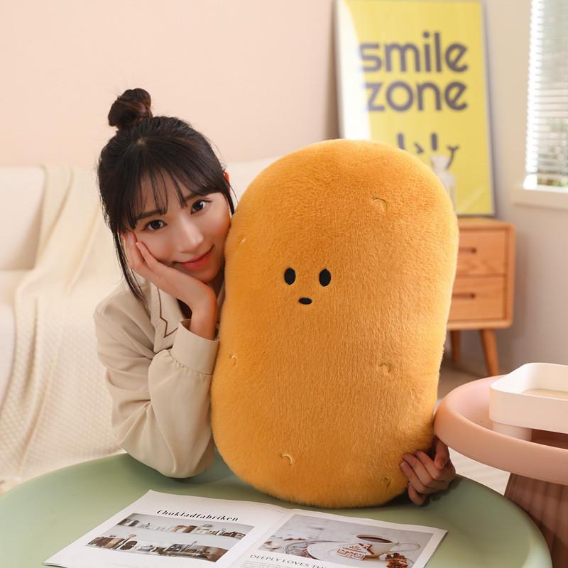Plush Potato Toy Keychain Stuffed Vegetable Doll Decoration Kids Pendant Gift