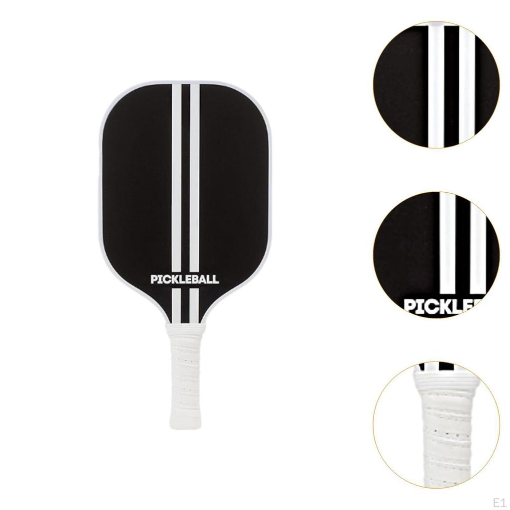 Lightweight Pickleball Racket for Elastic Rotation Control Black