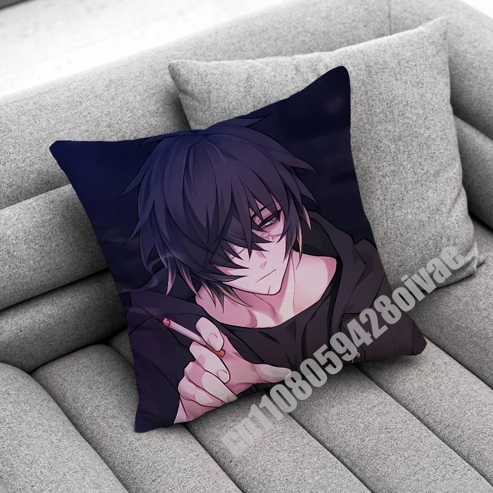 Towa S-Slow Damage Throw Pillow Case For Decoration 40Cm 55Cm 50Cm 30Cm Square Car Pillowcase Case
