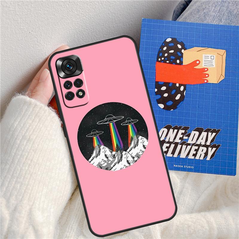 Aesthetics Cartoon Alien Space Funda For Xiaomi Redmi Note 14 Pro 13 9 10 11 12 9S 10S 11S 12S Redmi 13C 10C 12C 14C Case