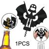 Bottle Opener Halloween Gift Stopper Pourer Bar Tool Gothic Spooky Corkscrew Beer Cap Remover for