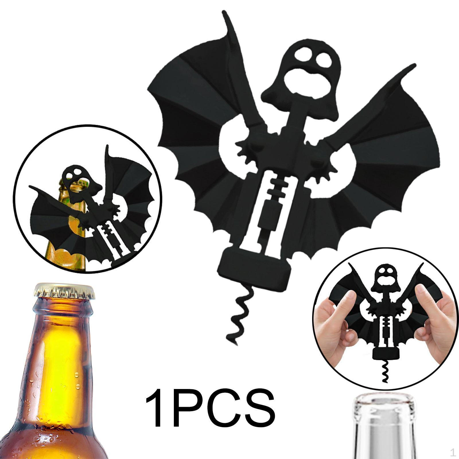 

Bottle Opener Halloween Gift Stopper Pourer Bar Tool Gothic Spooky Corkscrew Beer Cap Remover for